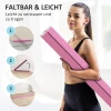 Sportnow 236 Cm Opvouwbare Evenwichtsbalk, Draagbare Turnbalk, Antislip Balance Beam, Turn En Balansbalk Tot 80 Kg, Voor Kinderen Vanaf 3 Jaar, Binnen & Buiten, Lichtrood 5