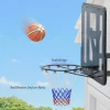 Sportnow Basketbalring Met Achterwand Voor Buiten & Binnen, Basketbalbord Met Ø45 Cm Stalen Ring En Net, Wandmontage, Basketbal Bord Voor Volwassenen, Zwart 7