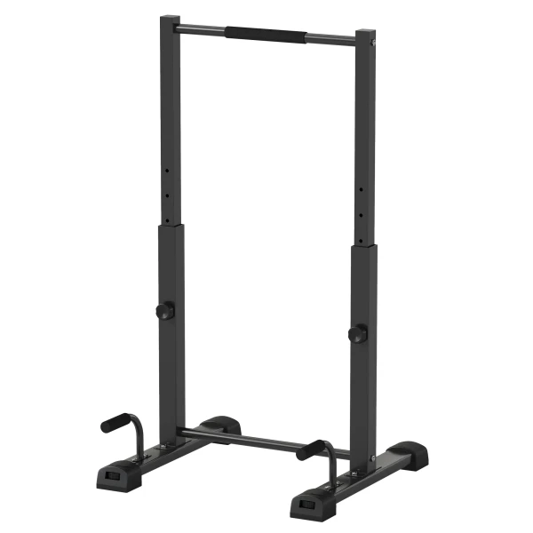 Sportnow Dip Bars Dip Station Tot 540 Kg Belastbaar Hoogte Verstelbaar Fitness Bar Push Up Stand Bar Fitness Parallettes, Push Up Handvatten Voor Calisthenics, Thuis, Krachttraining 1