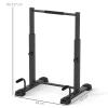 Sportnow Dip Bars Dip Station Tot 540 Kg Belastbaar Hoogte Verstelbaar Fitness Bar Push Up Stand Bar Fitness Parallettes, Push Up Handvatten Voor Calisthenics, Thuis, Krachttraining 4