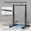 Sportnow Dip Bars Dip Station Tot 540 Kg Belastbaar Hoogte Verstelbaar Fitness Bar Push Up Stand Bar Fitness Parallettes, Push Up Handvatten Voor Calisthenics, Thuis, Krachttraining 7