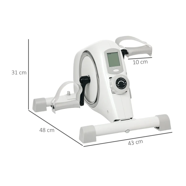 Sportnow Pedaltrainer Mini Thuis Trainer Voor Senioren Met 8 Verstelbare Magnetische Weerstand & Lcd Display Arm En Been Trainer Fitnessfiets Voor Thuis Trainingsapparaat 4