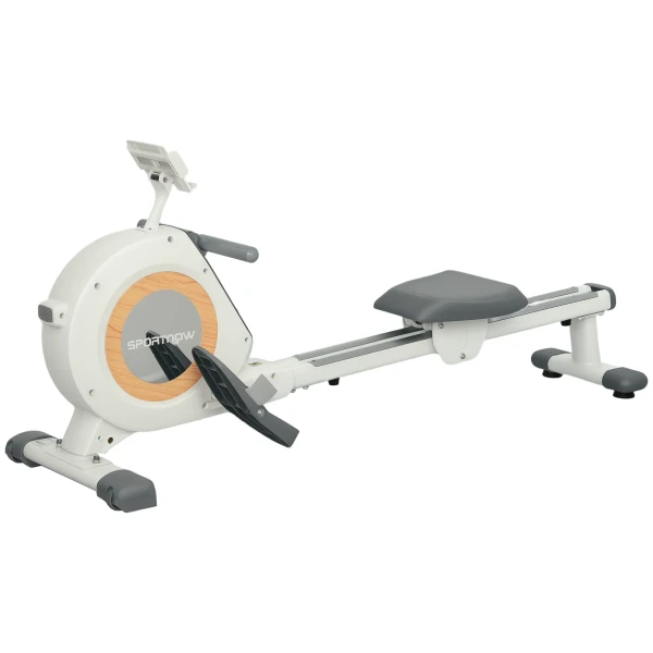 Sportnow Roeiapparaat Voor Thuis, Magnetisch Roeiapparaat Met 16 Weerstandsniveaus, Lcd Monitor, Roeimachine Met Telefoon /ipad Houder, Voor Cardio Training, Tot 150kg Belastbaar 1