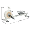 Sportnow Roeiapparaat Voor Thuis, Magnetisch Roeiapparaat Met 16 Weerstandsniveaus, Lcd Monitor, Roeimachine Met Telefoon /ipad Houder, Voor Cardio Training, Tot 150kg Belastbaar 4