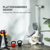 Sportnow Roeiapparaat Voor Thuis, Magnetisch Roeiapparaat Met 16 Weerstandsniveaus, Lcd Monitor, Roeimachine Met Telefoon /ipad Houder, Voor Cardio Training, Tot 150kg Belastbaar 6
