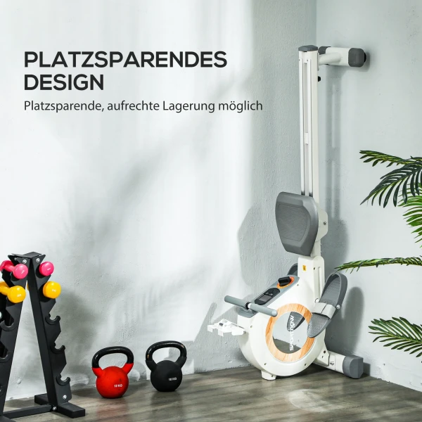Sportnow Roeiapparaat Voor Thuis, Magnetisch Roeiapparaat Met 16 Weerstandsniveaus, Lcd Monitor, Roeimachine Met Telefoon /ipad Houder, Voor Cardio Training, Tot 150kg Belastbaar 6