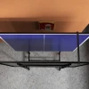 Sportnow Tafeltennistafel, Vierdelig Opvouwbare Tafeltennistafel Met Wielen, Tafeltennisset Met 2 Tafeltennisbatjes, 3 Ballen, Outdoor Indoor Staal, Blauw, 274 X 152,5 X 75,5 Cm 10