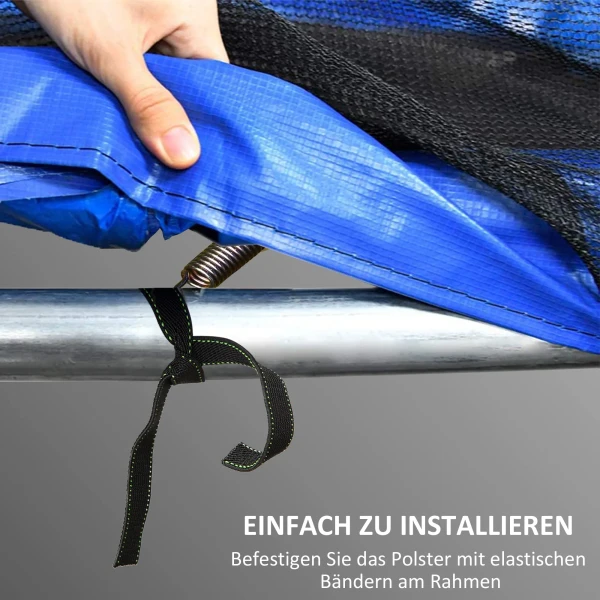 Sportnow Trampoline Randbekleding Ø305 Cm, Kleurrijk, Weerbestendig & Uv Bescherming, Ideaal Voor Tuintrampolines 6