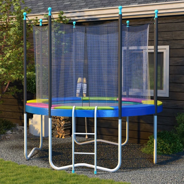 Sportnow Trampoline Randbekleding Ø305 Cm, Kleurrijk, Weerbestendig & Uv Bescherming, Ideaal Voor Tuintrampolines 8