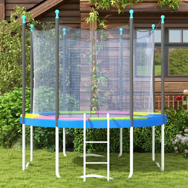 Sportnow Trampoline Randbekleding Ø305 Cm, Kleurrijk, Weerbestendig & Uv Bescherming, Ideaal Voor Tuintrampolines 9