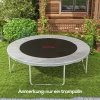 Sportnow Trampolinespringdoek Springdoek Voor Trampoline, Ø323 Cm, Springmat, Trampolineaccessoires, Trampoline Vervanging, Zwart 2