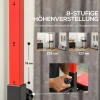 Sportnow Verstelbare Krachttoren 127 223 Cm, Multifunctionele Power Tower, Opvouwbare Klimtoren, Klimstang, Krachtstation Max. 120 Kg, Voor Thuis Training 7