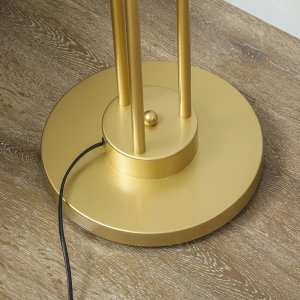 Staande Lamp Met Draaibare Lampenkappen, 120w Leeslamp, 1,65 M Hoge Nachtlamp Met Voetschakelaar, Staande Lamp Voor Slaapkamer, Kantoor, Woonkamer, Goud 10