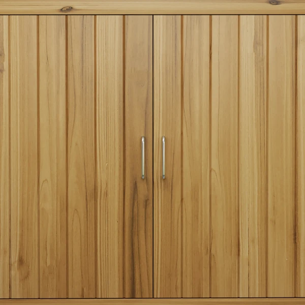 Tuinkast Hout, Weerbestendige Gereedschapsschuur 110x50x85cm, Gereedschapshuis Met Deur, Lessenaarsdak, Planken, Gereedschapskast, Tuinhuisje Gereedschapskast Tuinschuur Voor Tuin Terras Achtertuin, Bruin 10