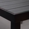 Tuintafel Voor 8 Personen Grote Eettafel Gemaakt Van Onderhoudsvriendelijk Aluminium Kunststof Zwart 190 X 90 X 74 Cm Voor Tuin & Terras 8
