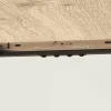 Uitschuifbare Eettafel 120/160 X 75 Cm Keukentafel Voor 6 8 Personen, Moderne Eetkamertafel Met Stalen Poten, Natuur 10