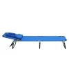 Zonneligstoel Tuinligstoel Relaxligstoel Driepootligstoel Met Leesvenster Gezichtsopening Blauw 10