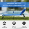 Zonneligstoel Tuinligstoel Relaxligstoel Driepootligstoel Met Leesvenster Gezichtsopening Blauw 7