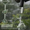 3 Delige Set Regenketting 123cm Regenafvoerketting Van Metaal Afvoerketting Met Bevestigde Hanger Vogels Bel Dakgootketting Regenwaterketting Regenvangerketting Voor Dakgoten Regenvanger Regenkettingen 5