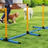 Agility Set Honden 9 Delig Agility Uitrusting Voor Hondentraining Steekhindernisset Met Slalomstokken Springhoepel 2 Ballen In Hoogte Verstelbare Hindernissen Coördinatietraining Voor Spelletjes Training 10