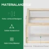 Kweekbak Van Hout, Mini Broeikas 90 X 52 X 49,5 Cm, Broeikas Met Deksel, Lichtdoorlatende Kweekbak, Winterbestendige Verhoogde Tuinbed Voor Tuin, Balkon, Natuurhout 5