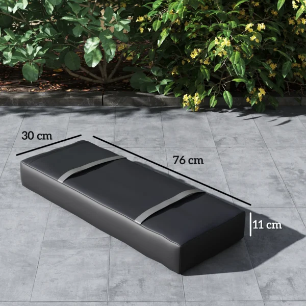 Set Van 2 Zandzakken Voor Parasol, Navulbaar Tot 25 Kg Zandzak Voor Paraplustandaard 600d Oxford Gewogen Om Te Vullen Ballast Parapluvoetgewicht Voor Outdoor Paraplustandaard Zwart 4