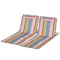 Strandmat, Set Van 2 Opvouwbare Strandligstoel Met Hoofdkussen, 5 Traps Hoogteverstelbare Strandmatras Met Draagtas, Staal, Meerkleurig, 134 X 48 X 33 43 Cm 1