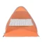 Strandtent Pop Up Automatisch Uv Bescherming Achterste Raam Grote Vloerkleed Oranje 1