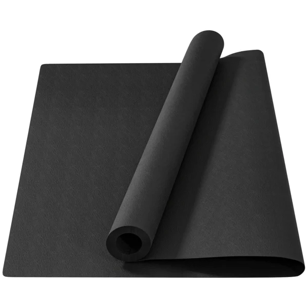 Vloerbeschermingsmat Voor Fitnessapparaten Antislip Fitnessmat 4 Mm Dikke Onderlegmat Sportmat Multifunctionele Mat Voor Yoga Loopband Hometrainer Yogamat Vloermat 200x100 Cm Zwart 1