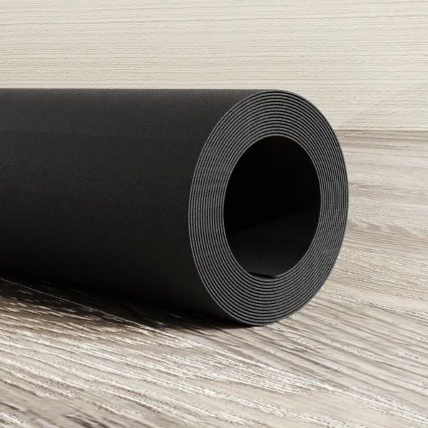 Vloerbeschermingsmat Voor Fitnessapparaten Antislip Fitnessmat 4 Mm Dikke Onderlegmat Sportmat Multifunctionele Mat Voor Yoga Loopband Hometrainer Yogamat Vloermat 200x100 Cm Zwart 10