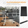Vloerbeschermingsmat Voor Fitnessapparaten Antislip Fitnessmat 4 Mm Dikke Onderlegmat Sportmat Multifunctionele Mat Voor Yoga Loopband Hometrainer Yogamat Vloermat 200x100 Cm Zwart 5