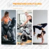 Vloerbeschermingsmat Voor Fitnessapparaten Antislip Fitnessmat 4 Mm Dikke Onderlegmat Sportmat Multifunctionele Mat Voor Yoga Loopband Hometrainer Yogamat Vloermat 200x100 Cm Zwart 7