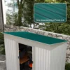 12 stuks trapeziumplaat 129x45cm 7m² verzinkt dakplaat 0,25 mm weerbestendig profielplaat verzinkt staal dakplaten dakpanelen staalplaat golfplaten voor dak gereedschapshuis carport groen 2