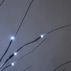 150 cm kunstboom berkenboom met 96 led lichten en kunstsneeuw voor kerstdecoratie en feesten, ideaal voor feestjes en bruiloften 9