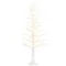150 cm lichtboom kunstboom met 600 led, led kerstboom, kerstdecoratie voor kerstmis, verjaardag, bruiloft, binnen en buiten wit 1