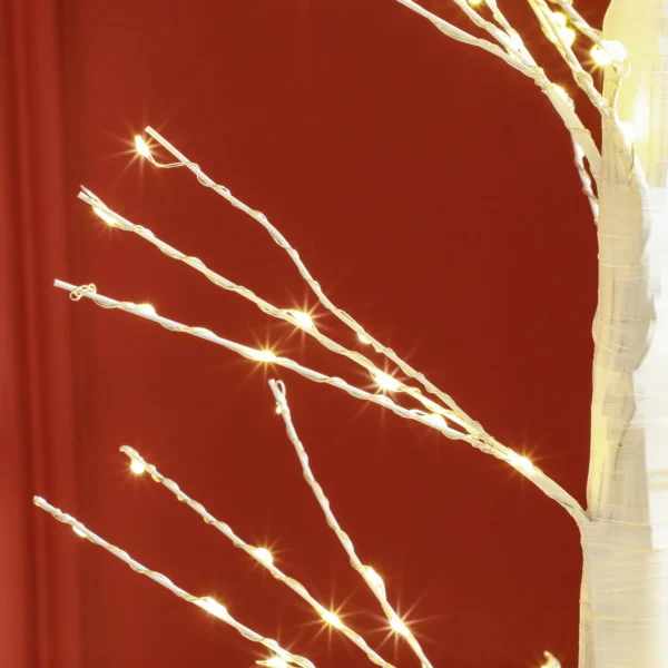 180 cm lichtboom kunstboom met 810 led, led kerstboom, kerstdecoratie voor kerstmis, verjaardag, huwelijk, binnen en buiten wit 10