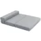 2 in 1 vloersofa, belastbaar tot 250 kg, opvouwbare slaapbank met linnenlook, voor 2 personen, slaapbank, voor woonkamer, slaapkamer 1