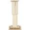 3 in 1 krabpaal, 87cm krabkolom, sisal kattenkrabboom met speelbal, krabboom voor katten, katten krabmeubilair, binnen, eiken 1