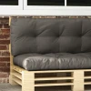 3 zits palletkussen 120cm x 80cm x 12cm bankkussen met uv bescherming tuinbankkussen waterafstotend kussen voor tuin, balkon donkergrijs 9