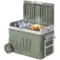 33 liter compressor koelbox elektrische koelbox met led rol koelfunctie stille vriesbox thermobox mini koelkast 12/230 volt voor auto stopcontact vrachtwagen camping boot groen 1