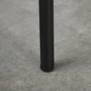 4 delige set eetkamerkrukken stapelbare eetkamerstoelen keukenstoel met gevoerde zitting, fluweelachtige zitkruk fluweel voor keuken eetkamer metaal zwart 41,5 x 41,5 x 46 cm 10
