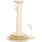 4 in 1 krabpaal, 69cm krabkolom, sisal kattenkrabboom met speelbal, krabboom voor katten, katten krabmeubilair, binnen, eik 1