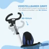 6 in 1 driewieler met duwstang tot 25 kg, opvouwbare kinderdriewieler met veiligheidsgordel, afneembaar zonnedak, bekerhouder & mand 8
