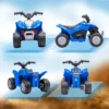 Aiyaplay elektro quad miniquad kinder elektro atv kinderquad met led en hoorn kindermotorfiets kinderrijtuig elektrische auto voor kinderen vanaf 18 maanden metaal blauw 65,5 x 38,5 x 43,5 cm 9