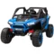 Aiyaplay kinder elektrische auto, 24 v 5 7 km/u terreinwagen met muziekaansluiting, kindervoertuig met 2,4g afstandsbediening, koplampen, claxon, elektrisch kindervoertuig voor kinderen 3 8 jaar, blauw 1