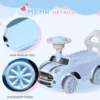 Aiyaplay kinder glijauto met kantelbeveiliging, glijvoertuig voor kinderen, lichtblauw, 53 x 52 x 35 cm, ideaal kindervoertuig voor binnen & buiten 8