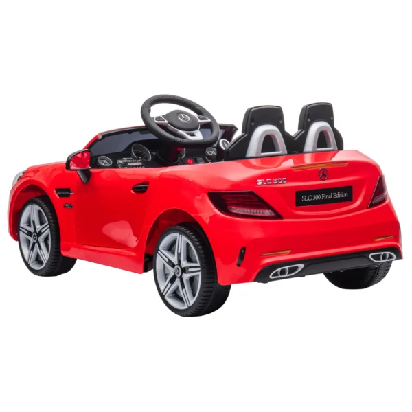 Aiyaplay kinderauto elektrisch, met 3 versnellingen, afstandsbediening, veiligheidsgordel, muziek usb, led koplampen, voor 3 6 jaar, draagvermogen 30 kg, rood 10