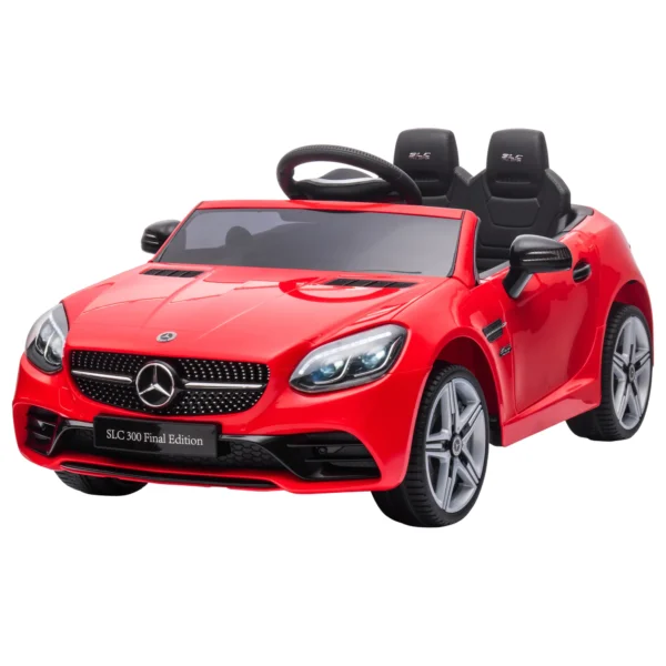 Aiyaplay kinderauto elektrisch, met 3 versnellingen, afstandsbediening, veiligheidsgordel, muziek usb, led koplampen, voor 3 6 jaar, draagvermogen 30 kg, rood 9