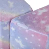 Aiyaplay kindersofa 5 delig. kindersofa gemaakt van schuim met ligfunctie, glanzende fluwelen look voor 2 3 kinderen in roze 9