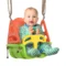 Baby schommel indoor, met veiligheidsgordel, tot 70 kg, verstelbare touwlengte, peuterschommel, groen 1